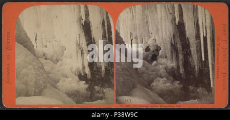 148 Grotte de glace, sous Horse-Shoe automne, en Soule, John P., 1827-1904 2 Banque D'Images