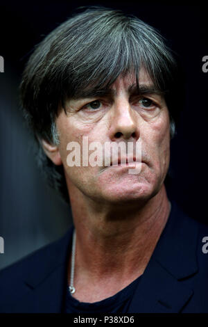 Moscou, Russie. 17 Juin, 2018. 17.06.2018. Moscou, Fédération de : Joachim Loew durant la Coupe du Monde de la Russie 2018, Groupe F, match de football entre l'Allemagne v MEXIQUE en stade Luzhniki de Moscou. Agence Photo crédit : indépendante/Alamy Live News Banque D'Images