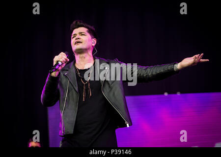 Landgraaf, Pays-Bas 16 juin 2018 Le Script en concert au Festival Pinkpop 2018 © Roberto Finizio/ Alamy Live News Banque D'Images