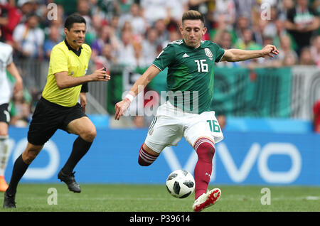 Moscou, Russie. 17 Jun, 2018. en action pendant la Coupe du Monde de la Fifa 2018 en Russie, Groupe F, match de football entre l'Allemagne v MEXIQUE en stade Luzhniki de Moscou. Crédit : marco iacobucci/Alamy Live News Banque D'Images