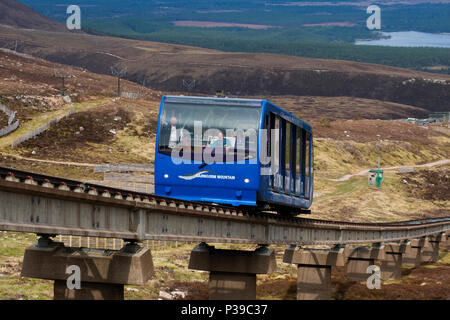 Funiculaire Cairngorm Mountain Ecosse Banque D'Images