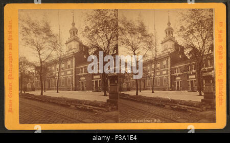 152 Independence Hall, par Cremer, James, 1821-1893 3 Banque D'Images