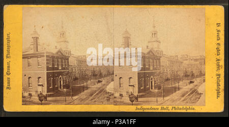 152 Independence Hall, Philadelphie, par Cremer, James, 1821-1893 4 Banque D'Images