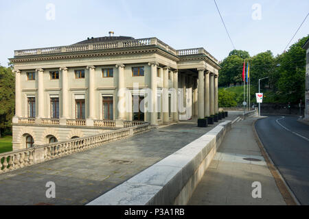 Le Palais Eynard, rue de l'Athenee, Genève, Suisse, c.1817 en tant que construit maison privée de Jean-Gabriel Eynard, maintenant la ville Conseil Administratif Banque D'Images