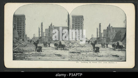 . Jusqu'à la délivrance de l'avenue Market St. Couverture : 1906. Mentions légales Source : 1906.. Point numérique publié le 2-16-2006 ; mise à jour 5-18-2009. 175 jusqu'à la délivrance de l'avenue Market St, à partir de Robert N. Dennis collection de vues stéréoscopiques 5 Banque D'Images