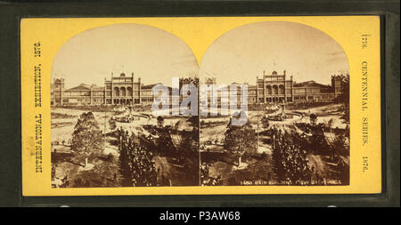 . Bâtiment principal à partir de la salle des machines. Référence : 1876. Mentions légales Source : 1876.. Point numérique publié le 9-15-2005 ; mise à jour 2-13-2009. 180 Bâtiment Principal à partir de la salle des machines, à partir de Robert N. Dennis collection de vues stéréoscopiques Banque D'Images