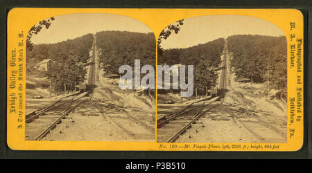 197 Mount Pisgah avion. Longueur, 2341 ft, hauteur, 664 pieds, par M. A. Arnould Banque D'Images