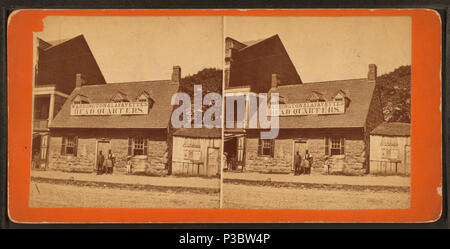 . Vieille maison en pierre. (Washington et Lafayette, siège de l'organisation, TITRE ALTERNATIF : Virginia vue du centenaire. Couverture : 1863 ?-1910 ?. Mentions légales Source : 1863 ?-1910 ?. Article publié le 4-12-2006 numérique ; mis à jour le 2-13-2009. 221 Old stone house. (Washington et Lafayette, siège de l'organisation, de M. Robert N. Dennis collection de vues stéréoscopiques Banque D'Images