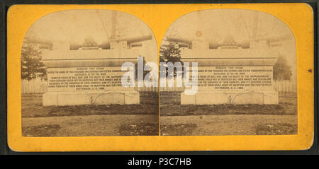 . Arlington, le cimetière national. Titre alternatif : Guerre Civile d'inconnues, qui commémore le Monument des morts de la seconde bataille de Bull Run et de l'Union européenne en retraite le long de la rivière Marshalltown. Au cimetière National d'Arlington dans le comté d'Arlington, Virginia, United States. L'Illustre date : 1866. Référence : 1866. Mentions légales Source : 1864 ?-1925. Article 3-9-2006 numérique publié ; mise à jour 2-13-2009. Le cimetière national d'Arlington, 22, par Bell &AMP ; Fr. (Washington, D.C.) 2 Banque D'Images