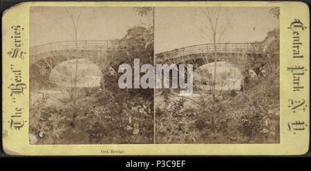 . Pont de chêne. Titre alternatif : la "meilleure" série, Central Park, NEW YORK) Référence : [1860 ?-1900 ?]. Article publié le 4-12-2006 numérique ; mis à jour le 6-25-2010. 217 Oak Bridge, par Chase, W. M. (1881-1944), ca. 1818-1901 6 Banque D'Images