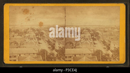 230 Vue panoramique de Charleston, à partir de la flèche de l'Église (à l'ouest), par S. T. Souder Banque D'Images