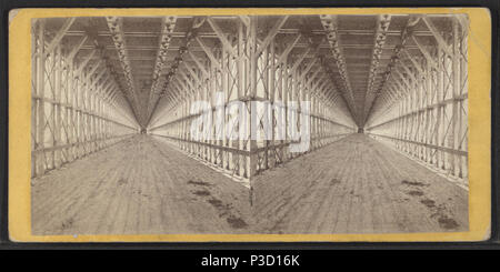 235 Vue en perspective. Carriage Way pont suspendu, par E. &AMP ; H.T. Anthony (Entreprise) 2 Banque D'Images