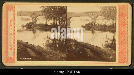 . Philadelphie. [Pont sur la rivière Schuylkill]. Couverture : 1865 ?-1907. Mentions légales Source : 1865 ?-1907.. Point numérique publié alimentation 9-30 -2005 ; mise à jour 2-13-2009. 235 Philadelphie. (Pont sur la rivière Schuylkill), de Robert N. Dennis collection de vues stéréoscopiques Banque D'Images
