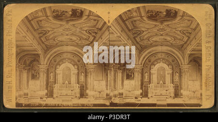 . St Ann's R. C. [l'Église Catholique Romaine], [l'intérieur], Philadelphie. Couverture : 1861-1890 ?. Mentions légales Source : 1861-1890 ?. Point numérique publié alimentation 9-30 -2005 ; mise à jour 6-15-2009. 279 R. C. St Ann's (catholique romaine), l'église (intérieur), Philadelphie, par Rau, William Herman, 1855-1920 Banque D'Images