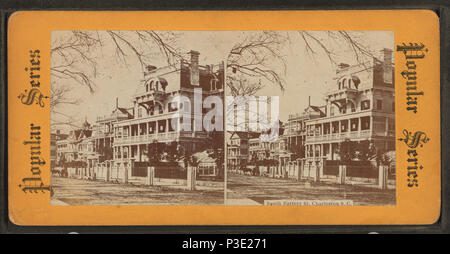 . La batterie du Sud St., Charleston, S.C. TITRE ALTERNATIF : séries populaires. Couverture : 1860 ?-1903 ?. Mentions légales Source : 1860 ?-1903 ?. Article 3-9-2006 numérique publié ; mise à jour 2-13-2009. 276, rue de la batterie du sud, Charleston, S.C, à partir de Robert N. Dennis collection de vues stéréoscopiques 3 Banque D'Images