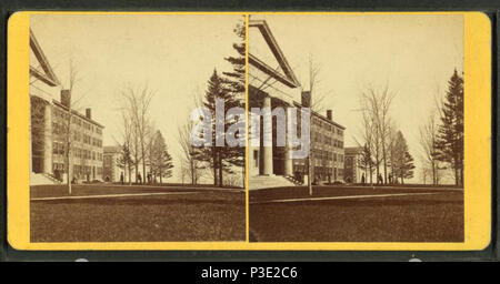 . Collège du sud. Titre alternatif : des vues stéréoscopiques à Amherst (Massachusetts) Couverture : 1869 ?-1880 ?. Mentions légales Source : Amherst, Massachusetts : J.L. Lovell, 1869 ?-1880 ?. Point numérique publié le 7-18-2005 ; mise à jour 2-12-2009. 276 South college, par Lovell, J. L. (John Lyman), 1825-1903 Banque D'Images