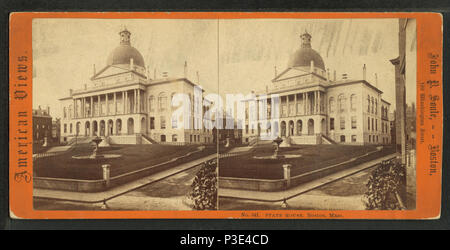 283 State House, Boston, Mass, en Soule, John P., 1827-1904 3 Banque D'Images