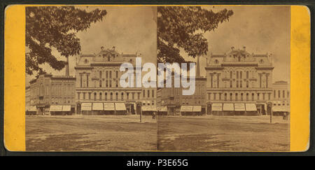 . Store fronts avec auvents, Detroit, Michigan. Titre alternatif : gems stéréoscopique de la ville de Detroit et à proximité . Création : ca. 1870. Article publié le 4-8-2005 numérique ; mis à jour le 2-12-2009. 288 Store fronts avec auvents, Detroit, Michigan, par Bardwell, JEX J., 1824-1903 Banque D'Images