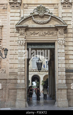 Italie Puglia Lecce Palazzo della Provincia particulier 4 Banque D'Images