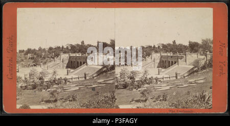 . L'Esplanade. Titre alternatif : Central Park, New York. Couverture : 1860 ?-1890 ?. Article publié le 4-12-2006 numérique ; mis à jour le 6-25-2010. 306 The Esplanade, à partir de Robert N. Dennis collection de vues stéréoscopiques 5 Banque D'Images