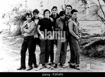 Matt dillon the outsiders Banque d images noir et blanc Alamy