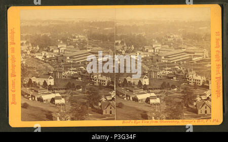 36 vue d'ensemble de l'Observatoire. George's Hill, Fairmont Park, par Cremer, James, 1821-1893 4 Banque D'Images