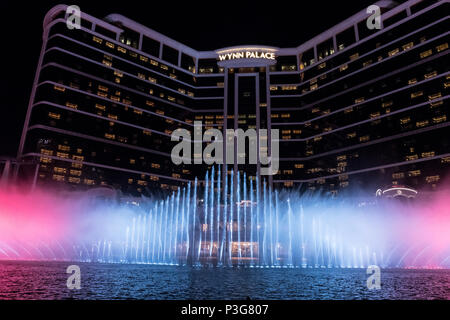 Wynn Resort macau Cotai strip casino hotel destination fontaine architecture Banque D'Images