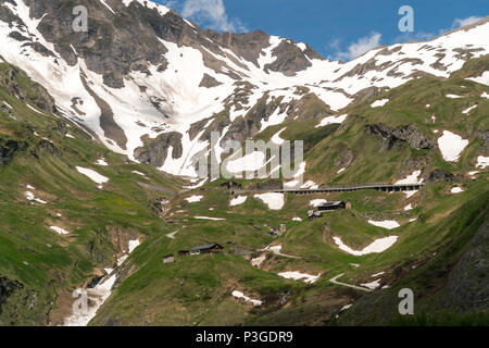 Großglockner-Hochalpenstraße, Nationalpark Hohe Tauern, Kärnten, Autriche | Haute route alpine du Grossglockner, Parc National du Haut Tauern, Carinthie, Banque D'Images