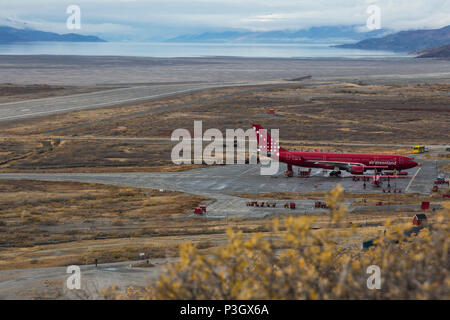 L'aéroport de Kangerlussuaq, Groenland Banque D'Images