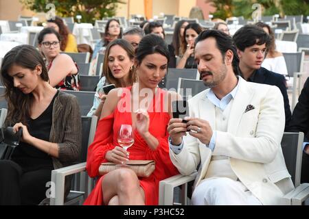 Balle, de l'Italie. 18 Juin, 2018. Pula : Tournage Italie Sardaigne Festival. Soirée finale. Dans l'Image : Photo : agence photo indépendante/Alamy Live News Banque D'Images