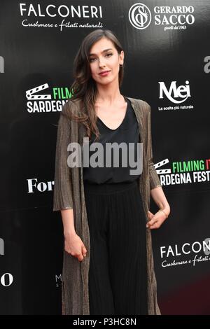 Balle, de l'Italie. 18 Juin, 2018. Pula : Tournage Italie Sardaigne Festival. Soirée finale. Dans la photo : Stella Egitto : Crédit Photo Agency indépendante/Alamy Live News Banque D'Images