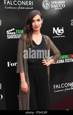 Balle, de l'Italie. 18 Juin, 2018. Pula : Tournage Italie Sardaigne Festival. Soirée finale. Dans la photo : Stella Egitto : Crédit Photo Agency indépendante/Alamy Live News Banque D'Images