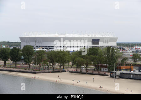 Rostov-sur-Don, en Russie. 17 Juin, 2018. Arène de Rostov, vue générale Football/soccer : la Russie Coupe du Monde 2018 Groupe E match entre le Brésil 1-1 suisse à Rostov Arena à Rostov-sur-Don, en Russie . Credit : AFLO/Alamy Live News Banque D'Images
