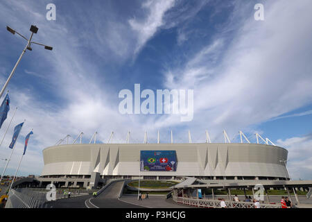 Rostov-sur-Don, en Russie. 17 Juin, 2018. Arène de Rostov, vue générale Football/soccer : la Russie Coupe du Monde 2018 Groupe E match entre le Brésil 1-1 suisse à Rostov Arena à Rostov-sur-Don, en Russie . Credit : AFLO/Alamy Live News Banque D'Images
