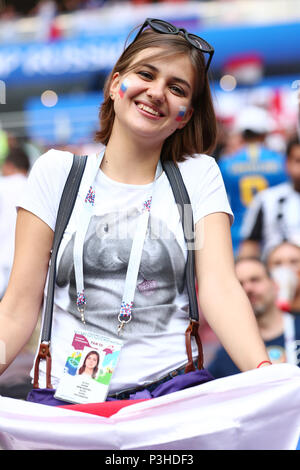 Moscou, Russie. 17 Juin, 2018. Fans de Football/soccer : la Russie Coupe du Monde 2018 Groupe F match entre l'Allemagne - le Mexique au stade Luzhniki de Moscou, Russie . Credit : Yohei Osada/AFLO SPORT/Alamy Live News Banque D'Images