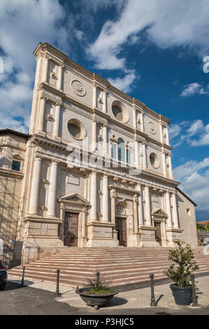 Basilique de San Bernardino, reconstruite après 2009 séisme, L'Aquila, Abruzzo, Italie Banque D'Images