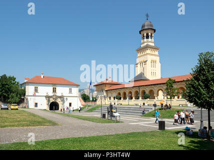 Alba Iulia citadelle, Transylvanie, Roumanie Banque D'Images