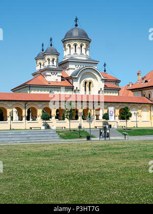 La Cathédrale de couronnement à Alba Iulia, Transylvanie, Roumanie Banque D'Images