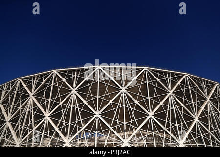 Vue générale de l'entreprise de construction du stade avant la coupe du monde match du groupe G à l'arène, Volgograd Volgograd Banque D'Images