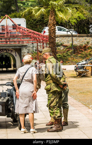 Stock 36e Infanterie Division Alamy du Texas au Dramont 0805 2018 13-14 h Saint-raphaël, Provence-Alpes-Côte d'Azur, France Banque D'Images