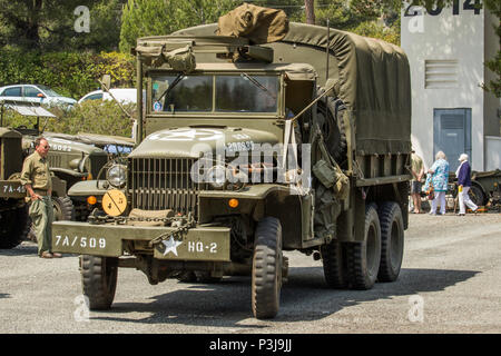 Stock 36e Infanterie Division Alamy du Texas au Dramont 0805 2018 13-14 h Saint-raphaël, Provence-Alpes-Côte d'Azur, France Banque D'Images