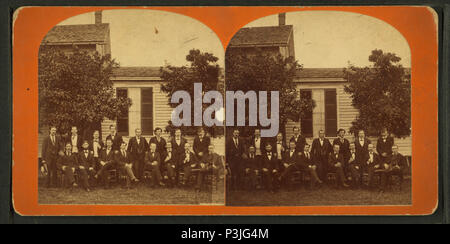 . Serveurs à Putnam House, Palatka, Floride Couverture : 1870 ?-1890 ?. Mentions légales Source : 1870 ?-1890 ?. Article publié le 7-1-2005 numérique ; mis à jour le 2-12-2009. 372 serveurs à Putnam House, Palatka, Floride, à partir de Robert N. Dennis collection de vues stéréoscopiques Banque D'Images