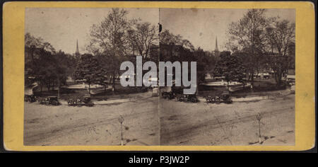 . Bowling Green, pied de Broadway (calèches en premier plan]. Titre alternatif : Immeubles à New York City et de Brooklyn. N° 5314. Création : ca. 1860. Référence : [ca. 1860]. Point numérique publié le 8-31-2005 ; mise à jour 2-11-2009. 42 Bowling Green, pied de Broadway (calèches en premier plan), de Robert N. Dennis collection de vues stéréoscopiques Banque D'Images