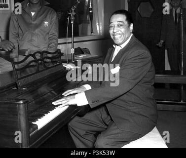 Duke Ellington, musicien de jazz, Edward Kennedy Ellington 'Duke' (1899 - 1974), compositeur, chef d'orchestre de jazz et Banque D'Images