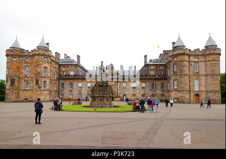 Holyrood Palace, ou le palais de Holyroodhouse, résidence officielle de la Reine en Ecosse, The Royal Mile, Édimbourg, Écosse, Royaume-Uni, vieille ville Banque D'Images