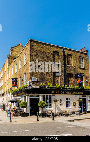 Duc de Wellington pub à Belgravia Banque D'Images