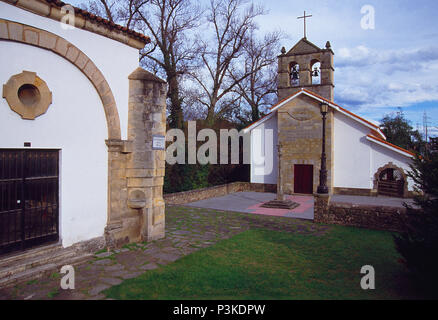 Casa de Juntas, Barcena La Puente. Puente San Miguel, Cantabrie, Espagne. Banque D'Images