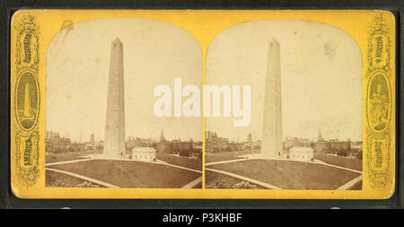 . Bunker Hill Monument. Titre alternatif : Nord illustré, Boston et sa banlieue. Couverture : 1864 ?-1890 ?. Mentions légales Source : 1864 ?-1890 ?. 10-24-2005 point numérique publié ; mis à jour le 2-13-2009. 49 Bunker Hill Monument, à partir de Robert N. Dennis collection de vues stéréoscopiques 7 Banque D'Images