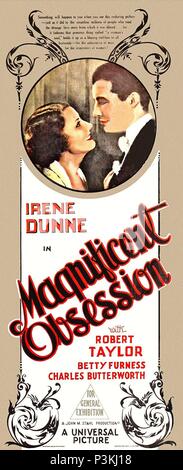 Titre original : Magnifique obsession. Titre en anglais : Magnifique obsession. Directeur du film : JOHN M. STAHL. Année : 1935. Credit : UNIVERSAL PICTURES / Album Banque D'Images