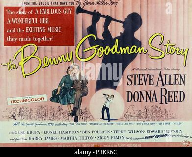 Film Original Title : L'histoire de Benny Goodman. Titre en anglais : L'histoire de Benny Goodman. Directeur de film : VALENTINE DAVIES. Année : 1955. Credit : UNIVERSAL INTERNATIONAL / Album Banque D'Images